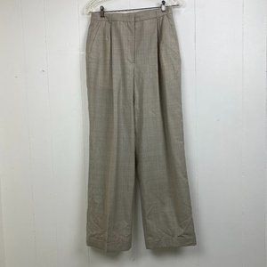 Pietrafesa 100% Wool Beige Trousers 8 Reg